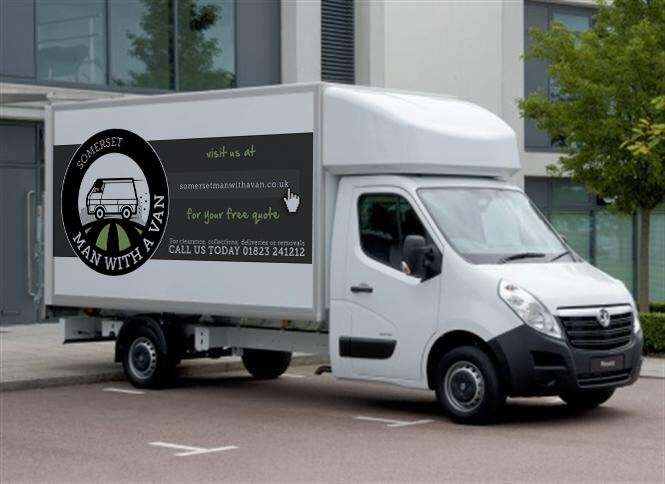 Long wheelbase Luton van with tail lift